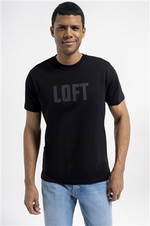 Loft Erkek Tişört LF2036409 Siyah