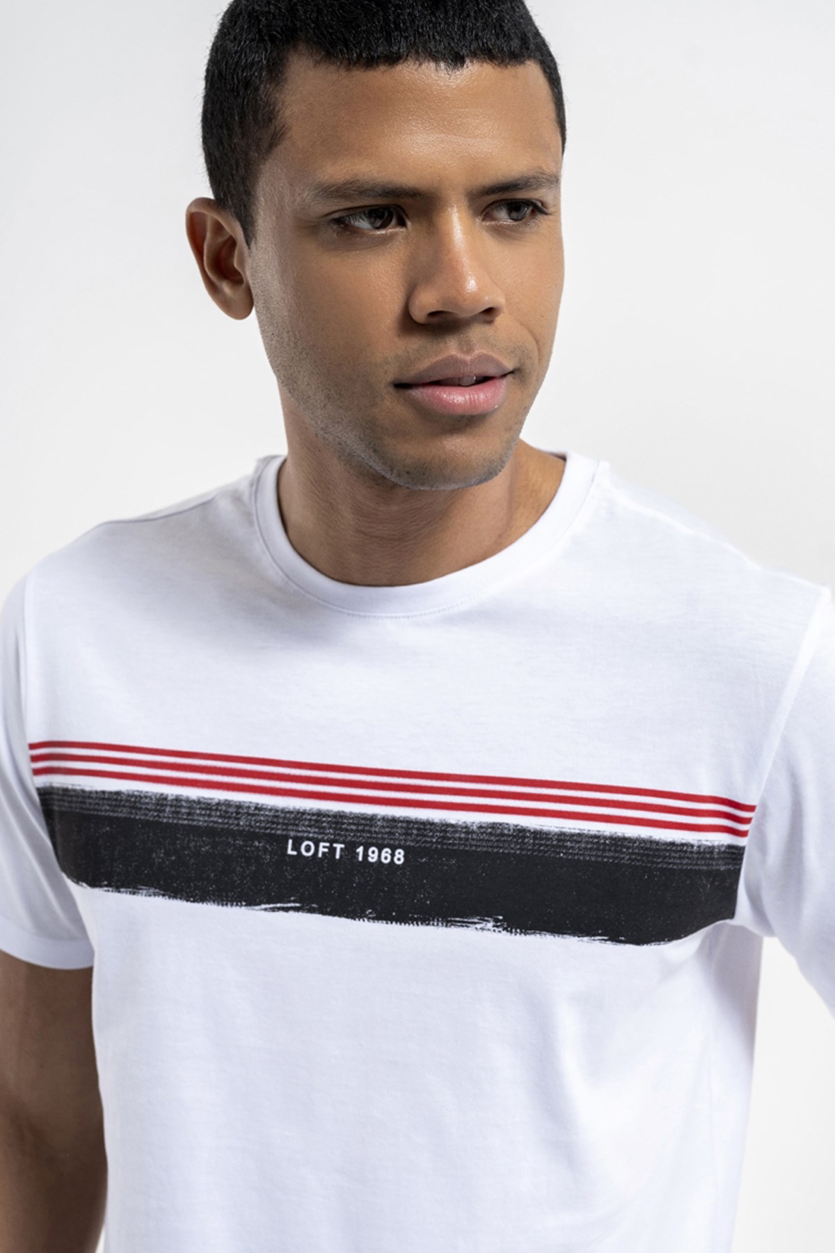Loft Erkek Tişört LF2036416 Beyaz