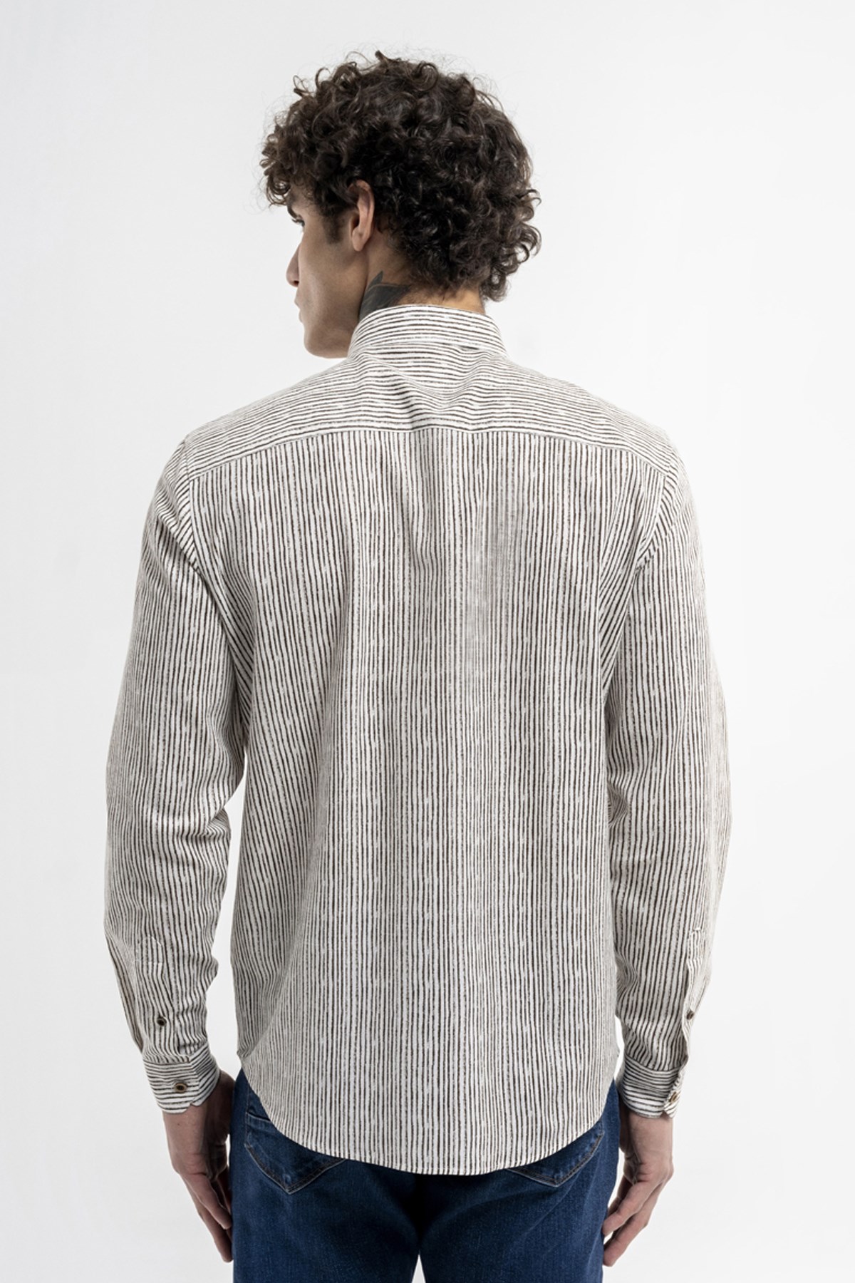 Loft Slim Fit Erkek Gömlek LF2036430 Kahverengi