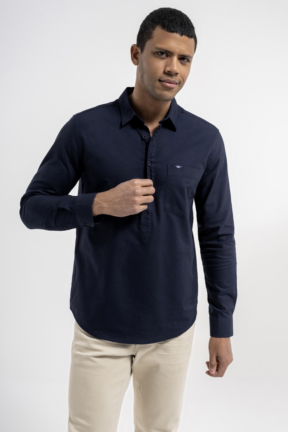 Loft Erkek Regular Fit Gömlek LF2036431 Lacivert