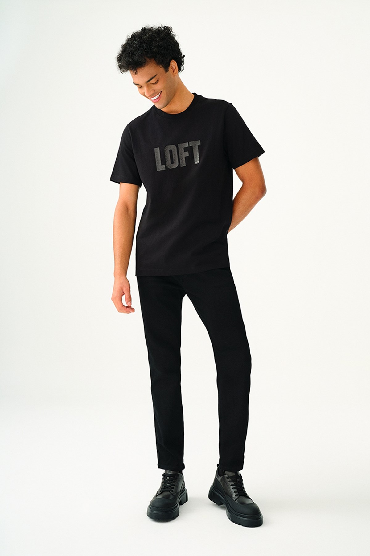 Loft New Jaden Skinny Fit Erkek Pantolon LF2036434 Siyah