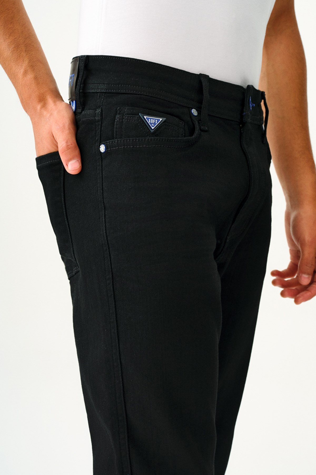 Loft New Jaden Skinny Fit Erkek Pantolon LF2036434 Siyah
