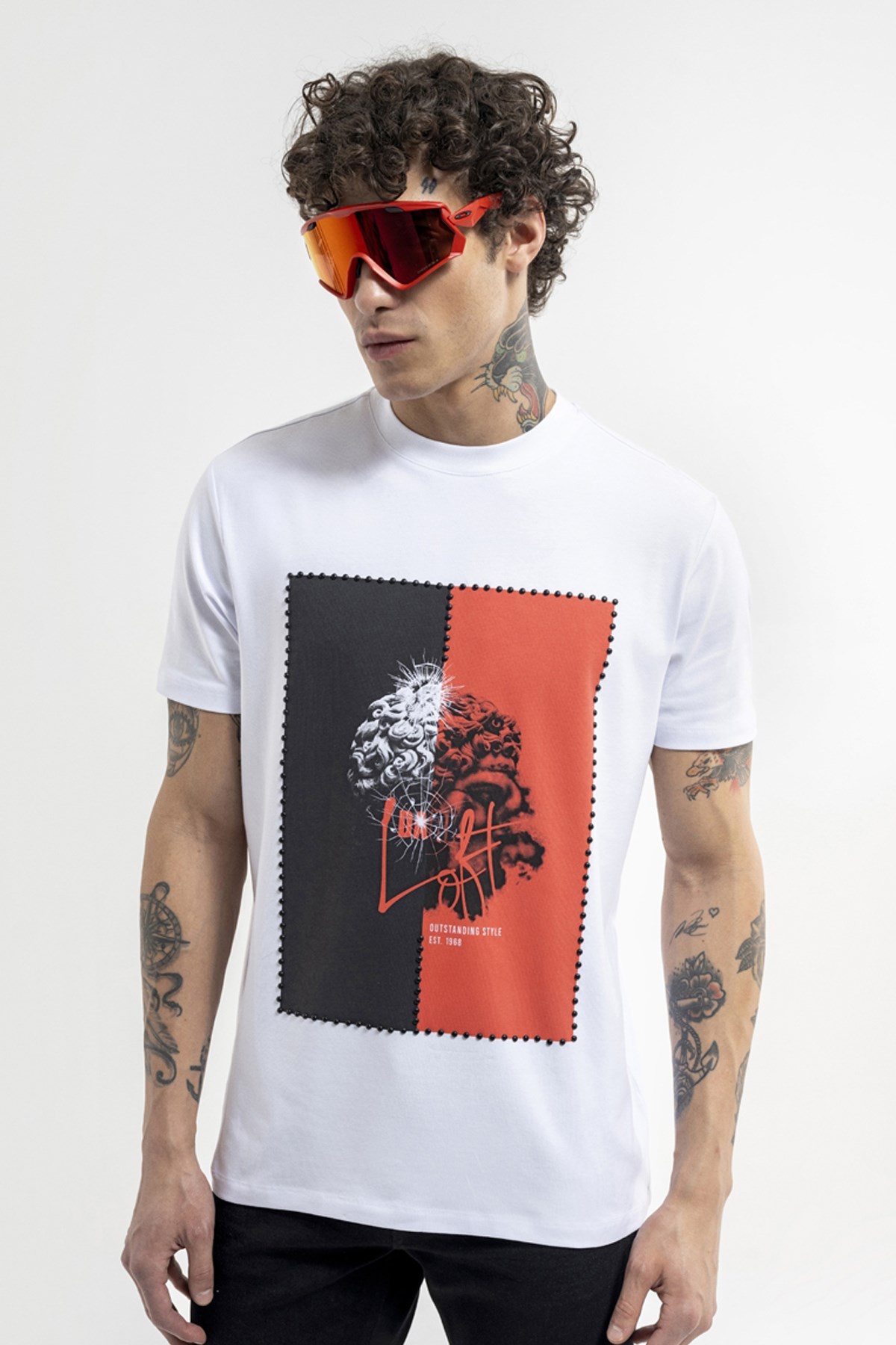 Loft Erkek Tişört LF2036444 Beyaz
