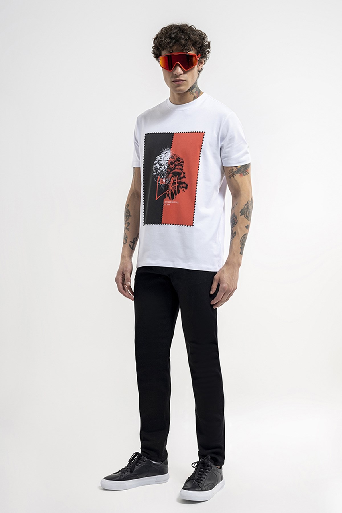 Loft Erkek Tişört LF2036444 Beyaz