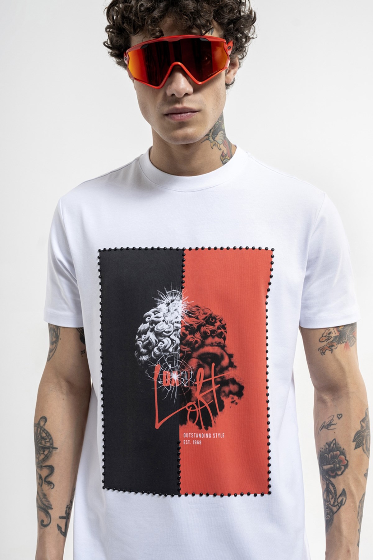 Loft Erkek Tişört LF2036444 Beyaz