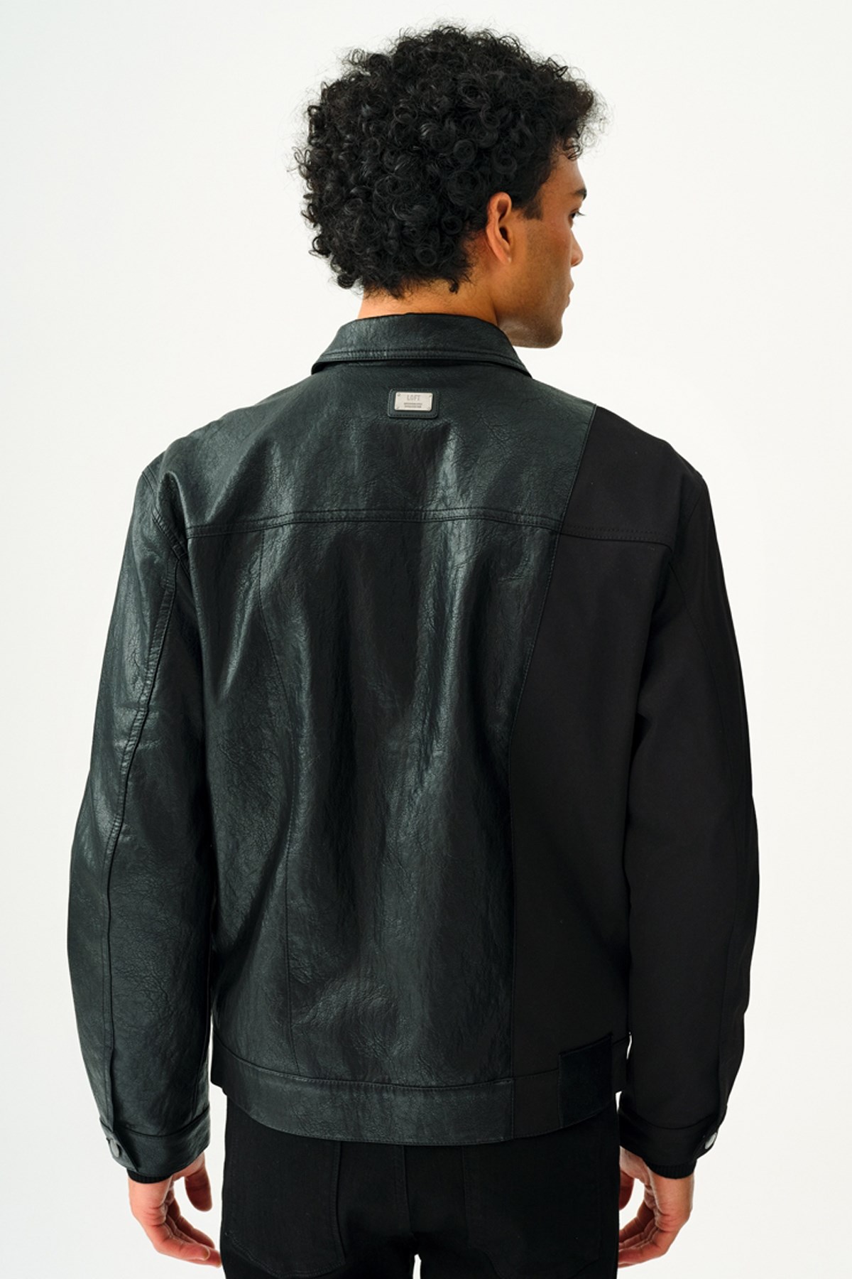 Loft Erkek Deri Ceket LF2036484 Siyah