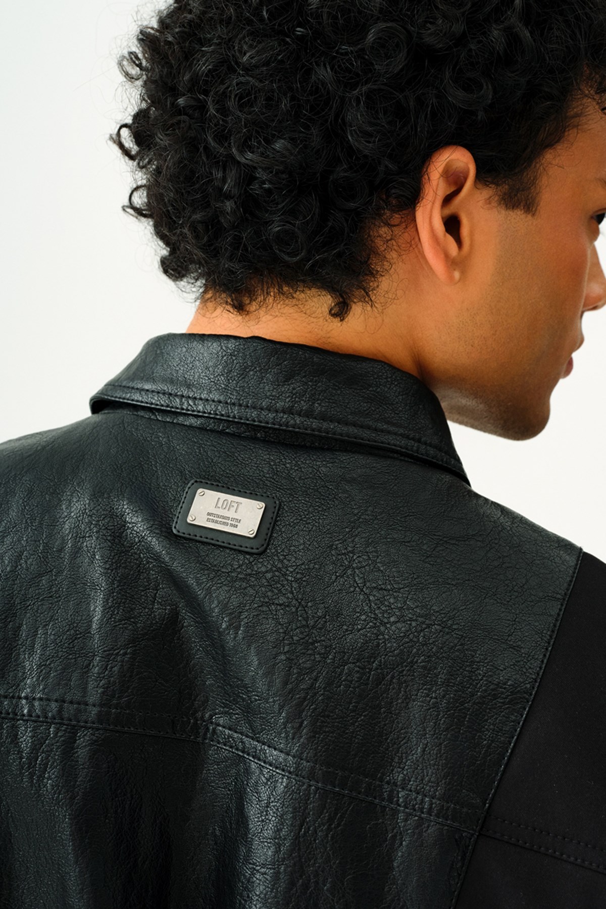 Loft Erkek Deri Ceket LF2036484 Siyah