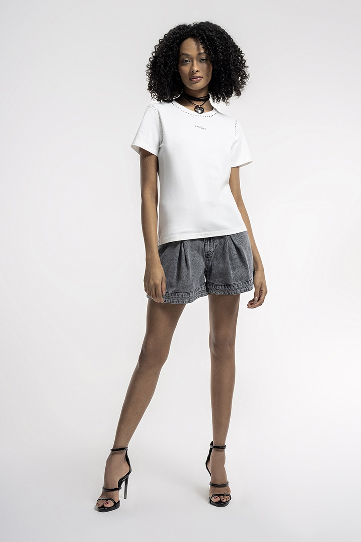 Loft Kadın Tişört LF2036535 Beyaz