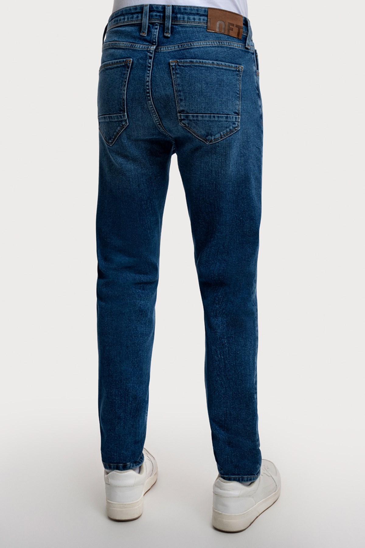 Loft Lukas Mid Wash Erkek Pantolon LF2036543 Mavi