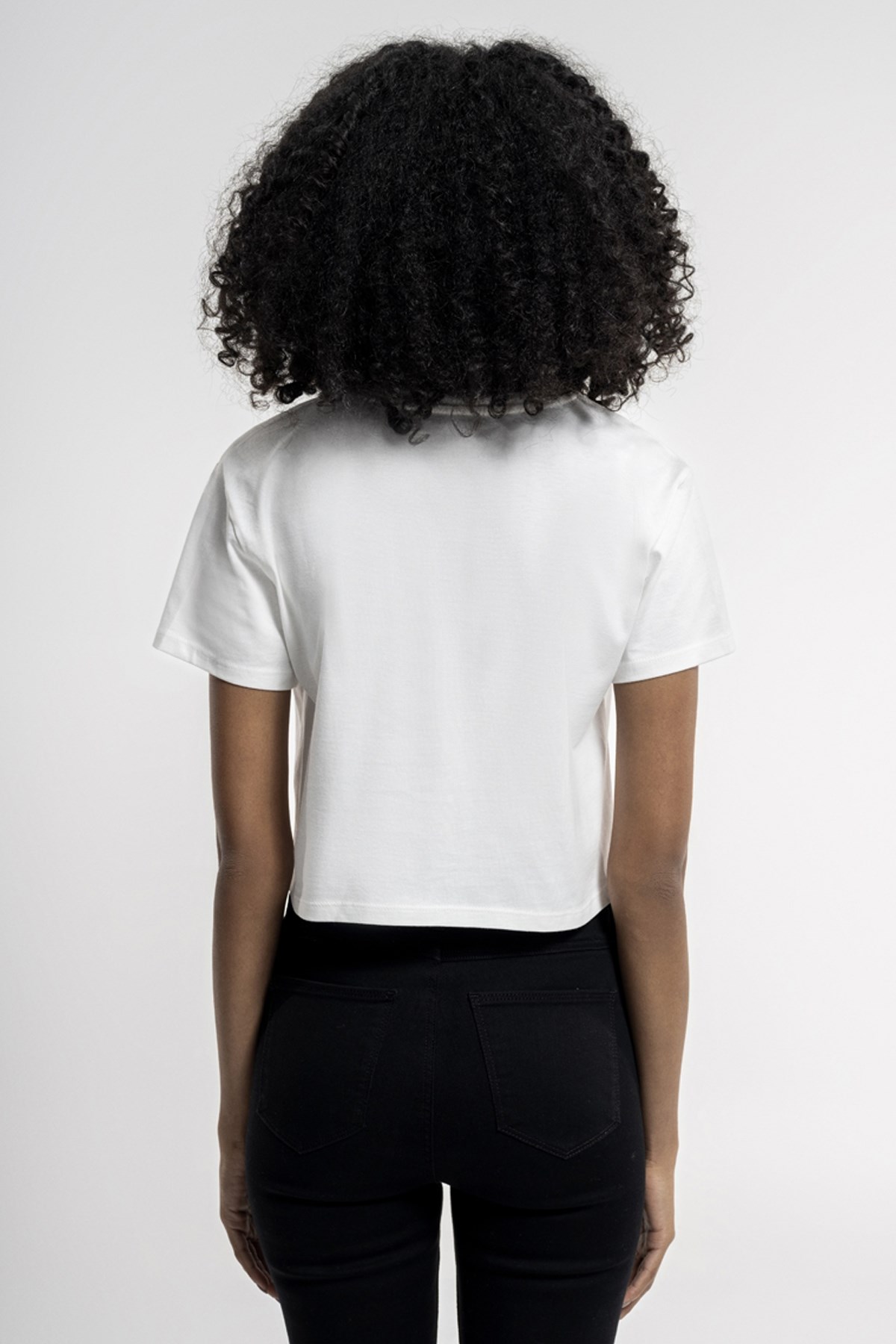 Loft Long Crop Kadın Tişört LF2036560 Beyaz