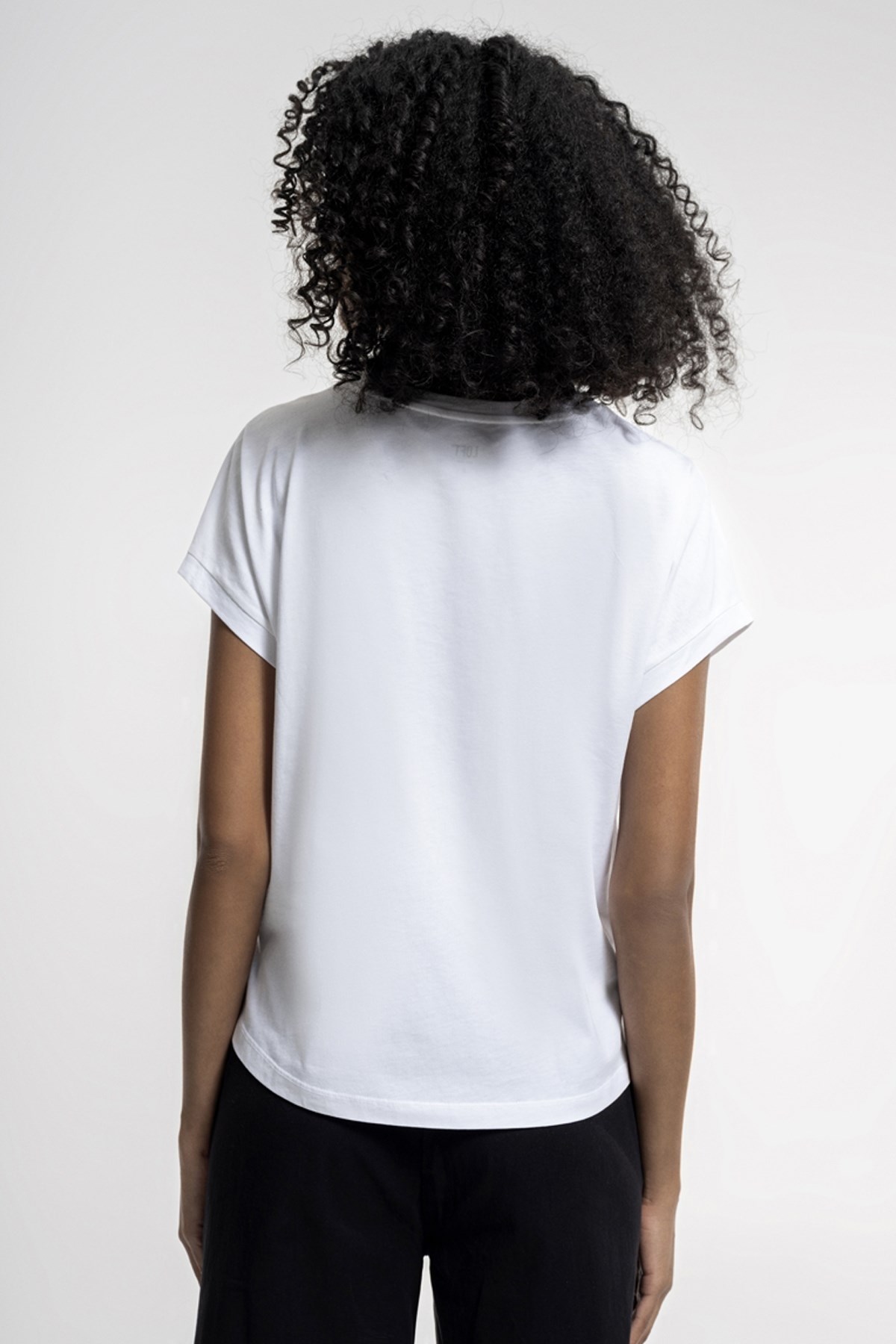 LoftRelax Fit Kadın Tişört LF2036561 Beyaz