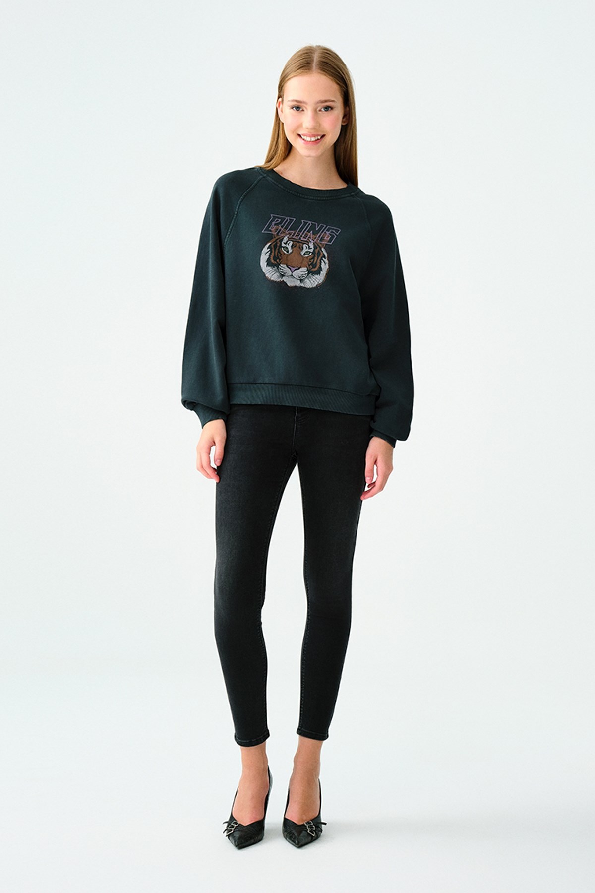 Loft Antrasit Kadın Sweat LF2036634 Antrasit