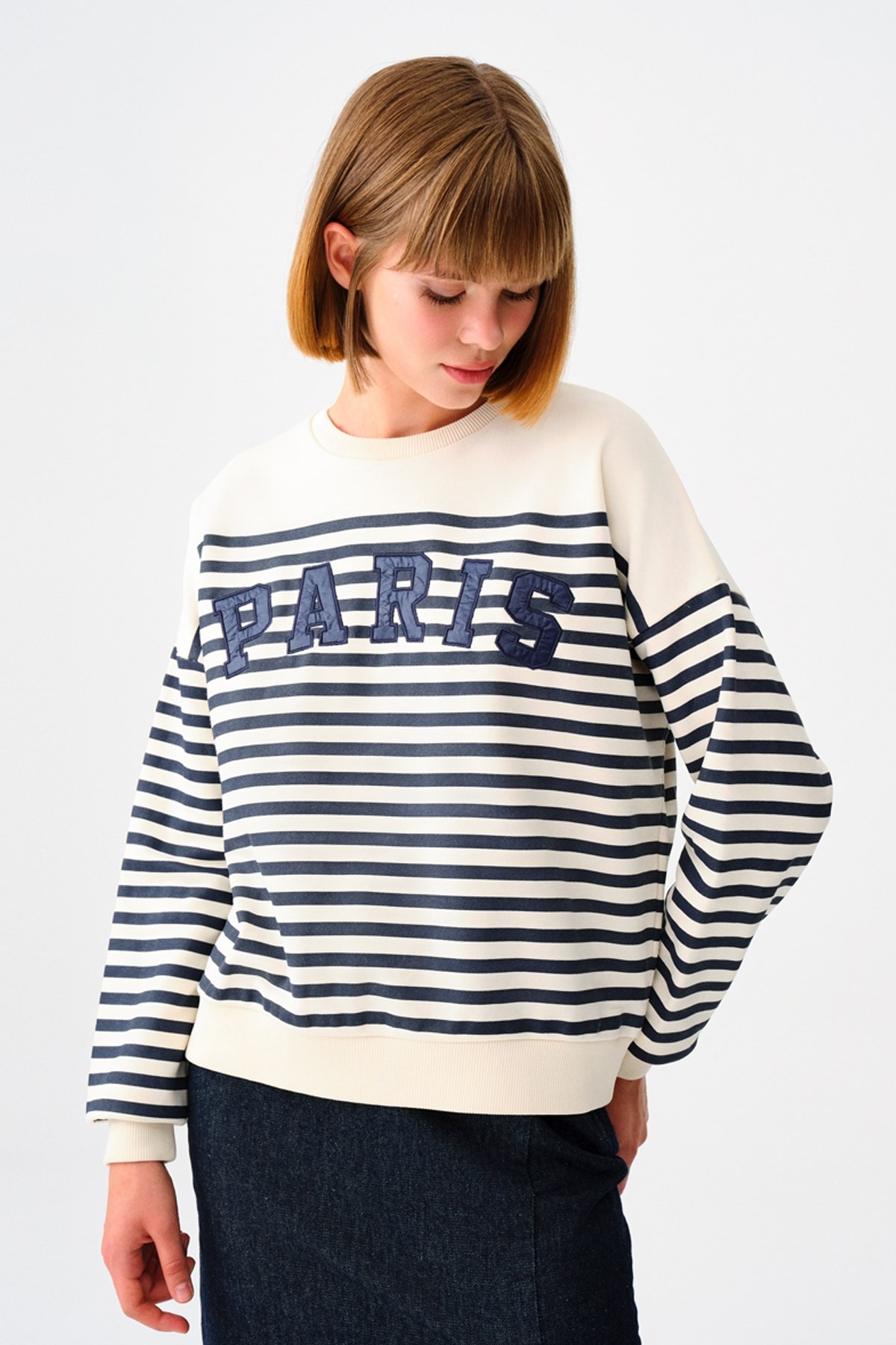 Loft Ekru Kadın Sweat LF2036642 Ekru