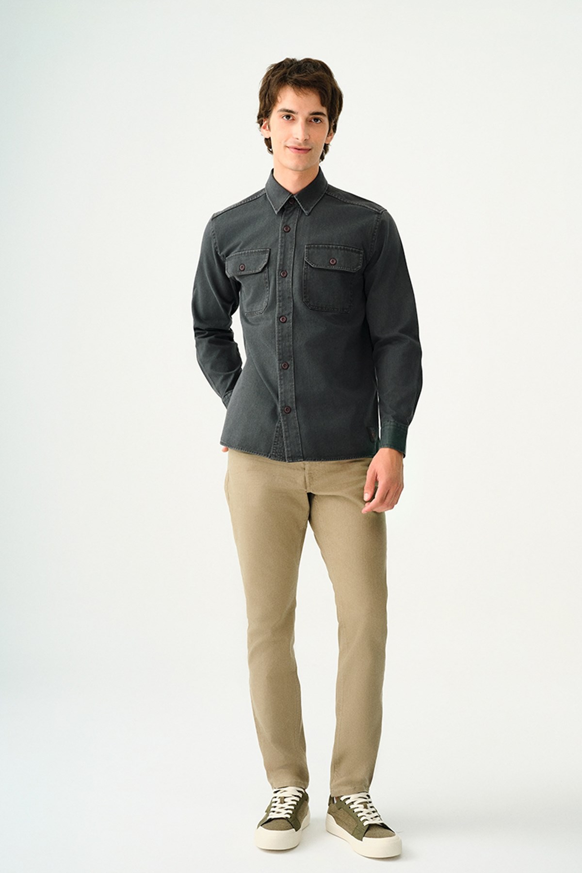 Loft Erkek Gömlek LF2036930 Antrasit