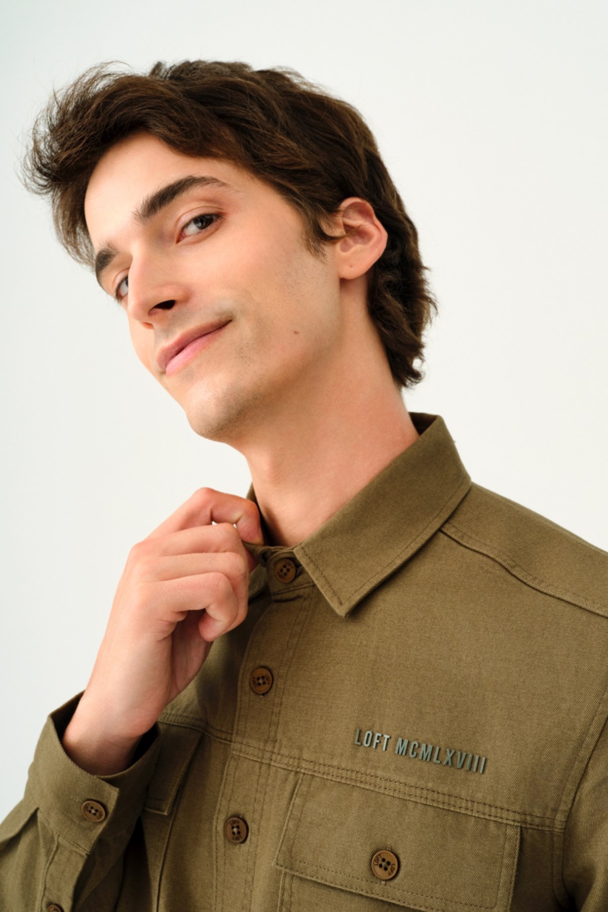 Loft Erkek Gömlek LF2036930 Kahverengi