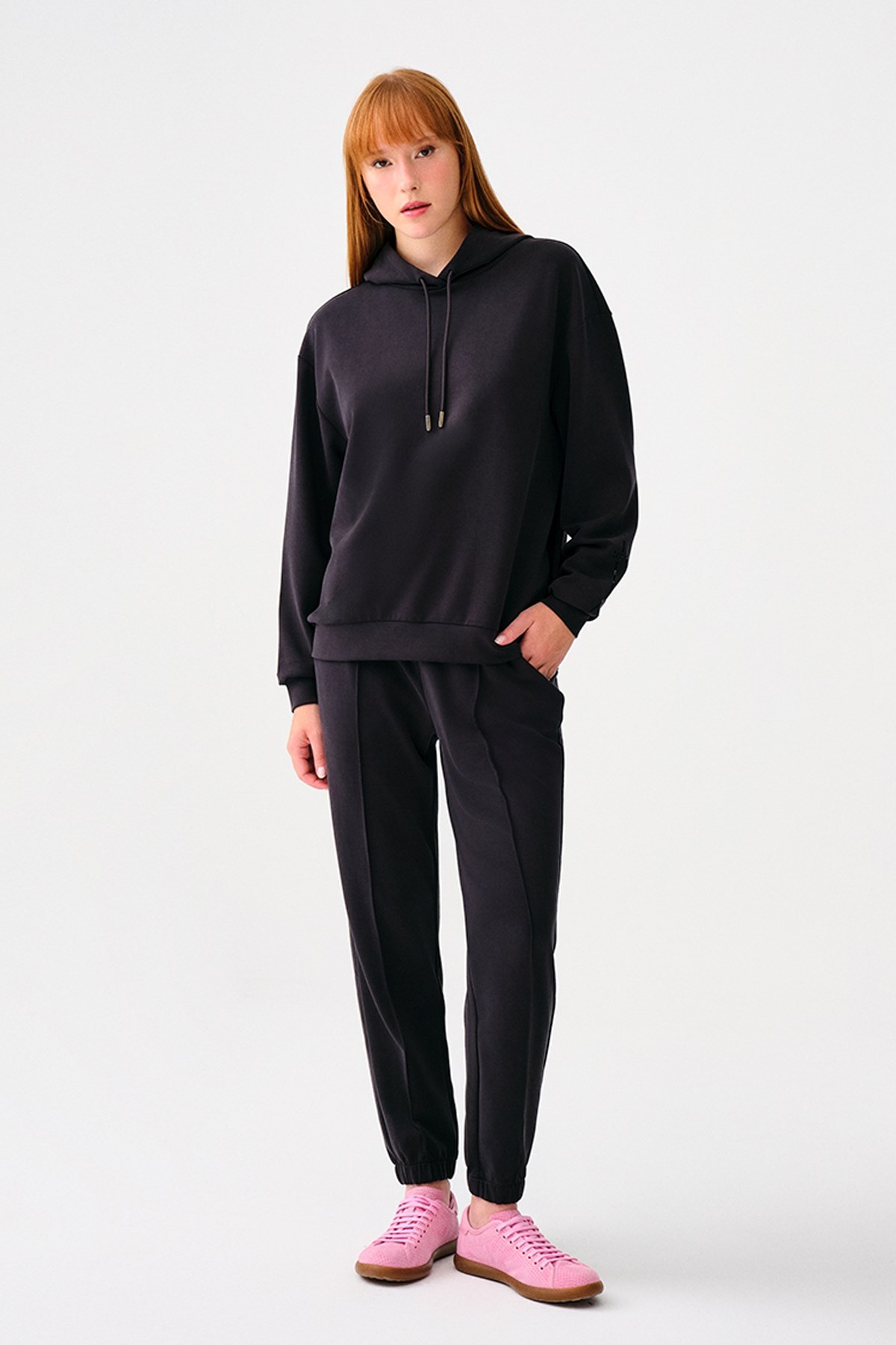 Loft Antrasit Kadın Sweatshirt LF2036949 Antrasit
