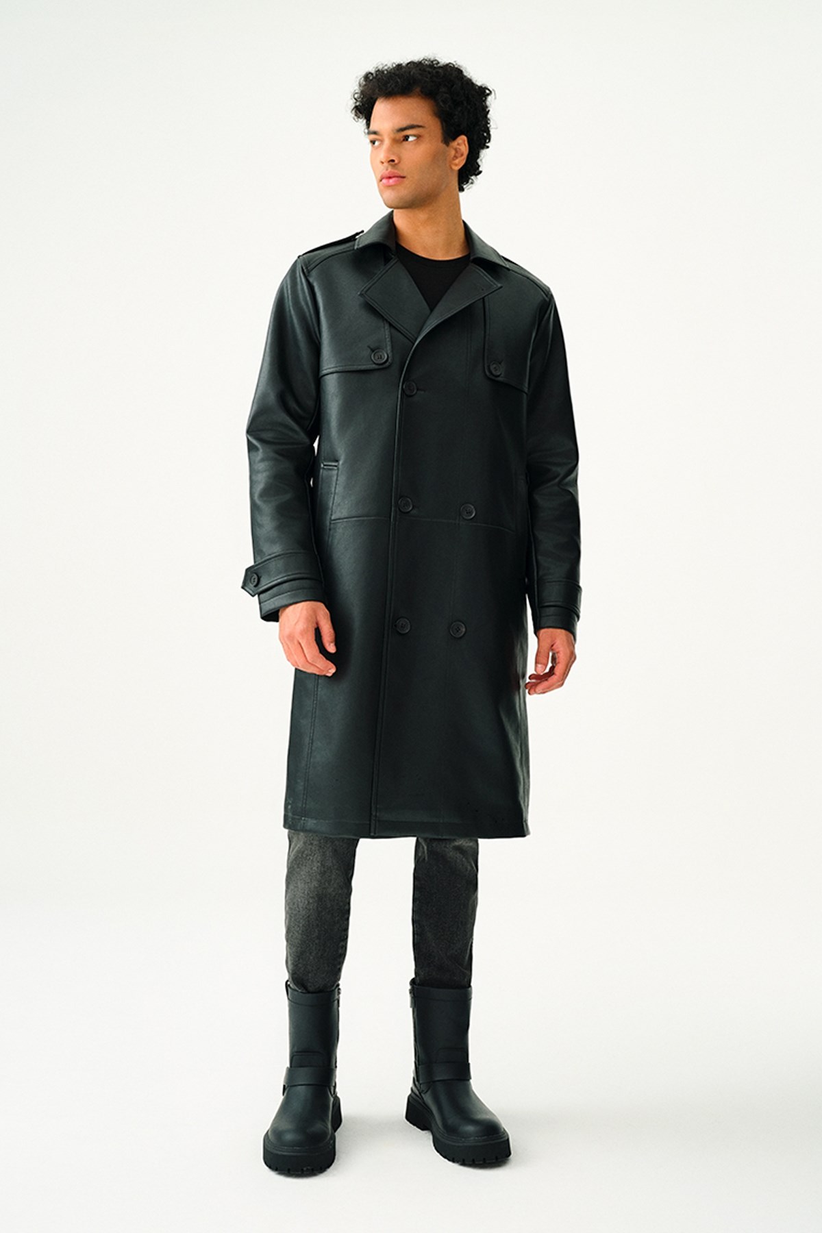 Loft Siyah Erkek Mont LF2036964 Siyah