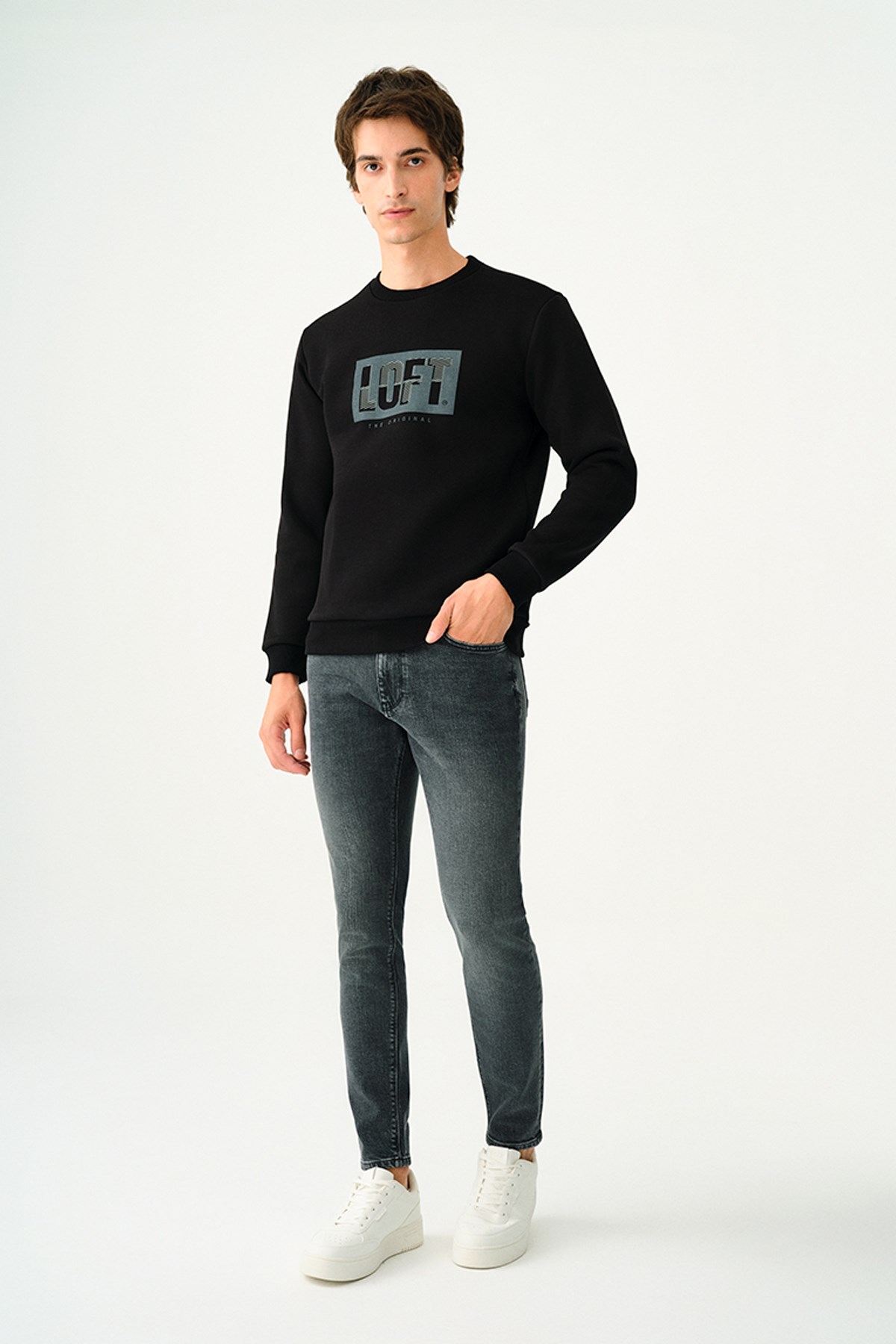 Loft Smoked Grey M Erkek Pantolon Lf2037012 Gri