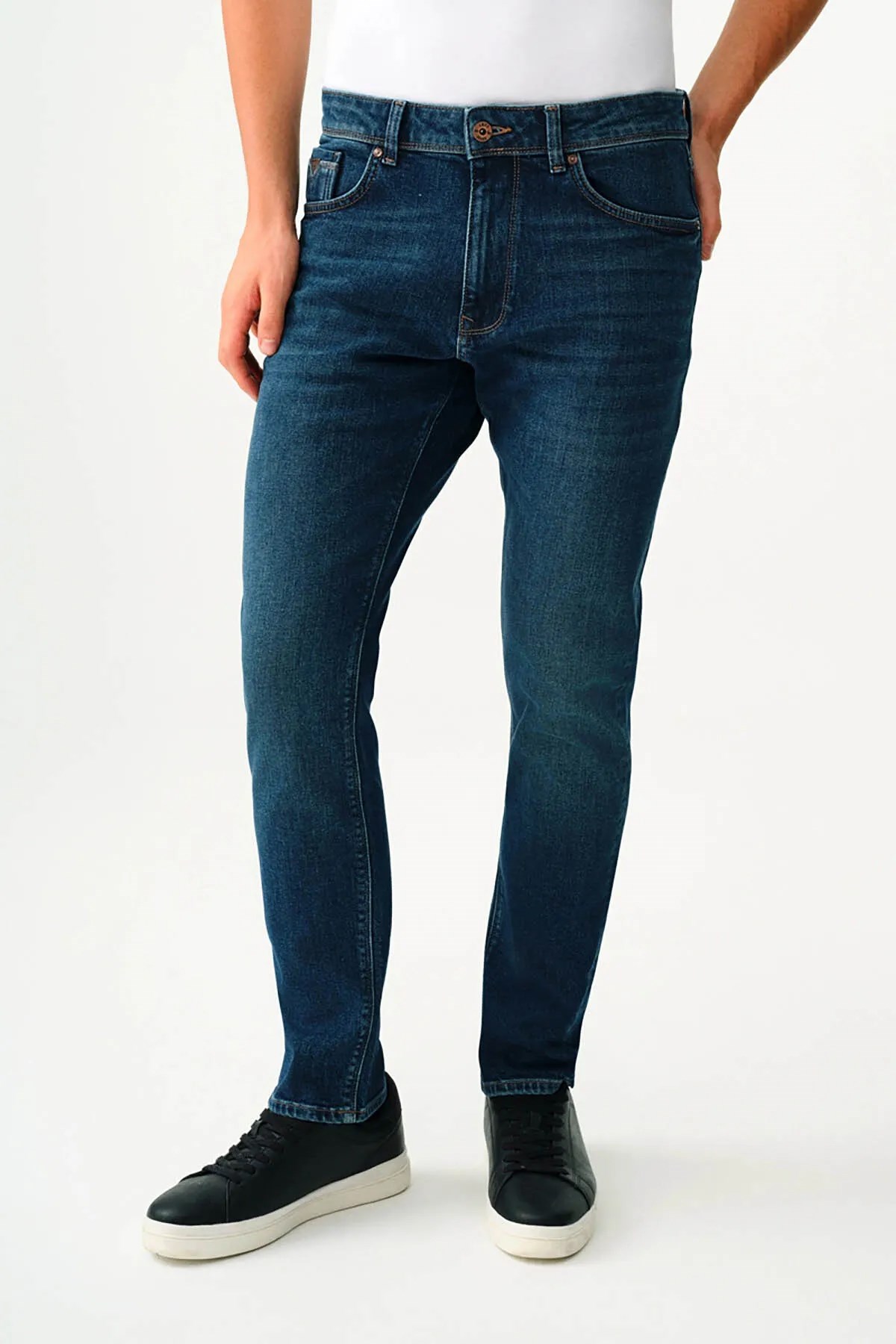 Loft Lukas Dark Erkek Jean Pantolon LF2037013 Mavi