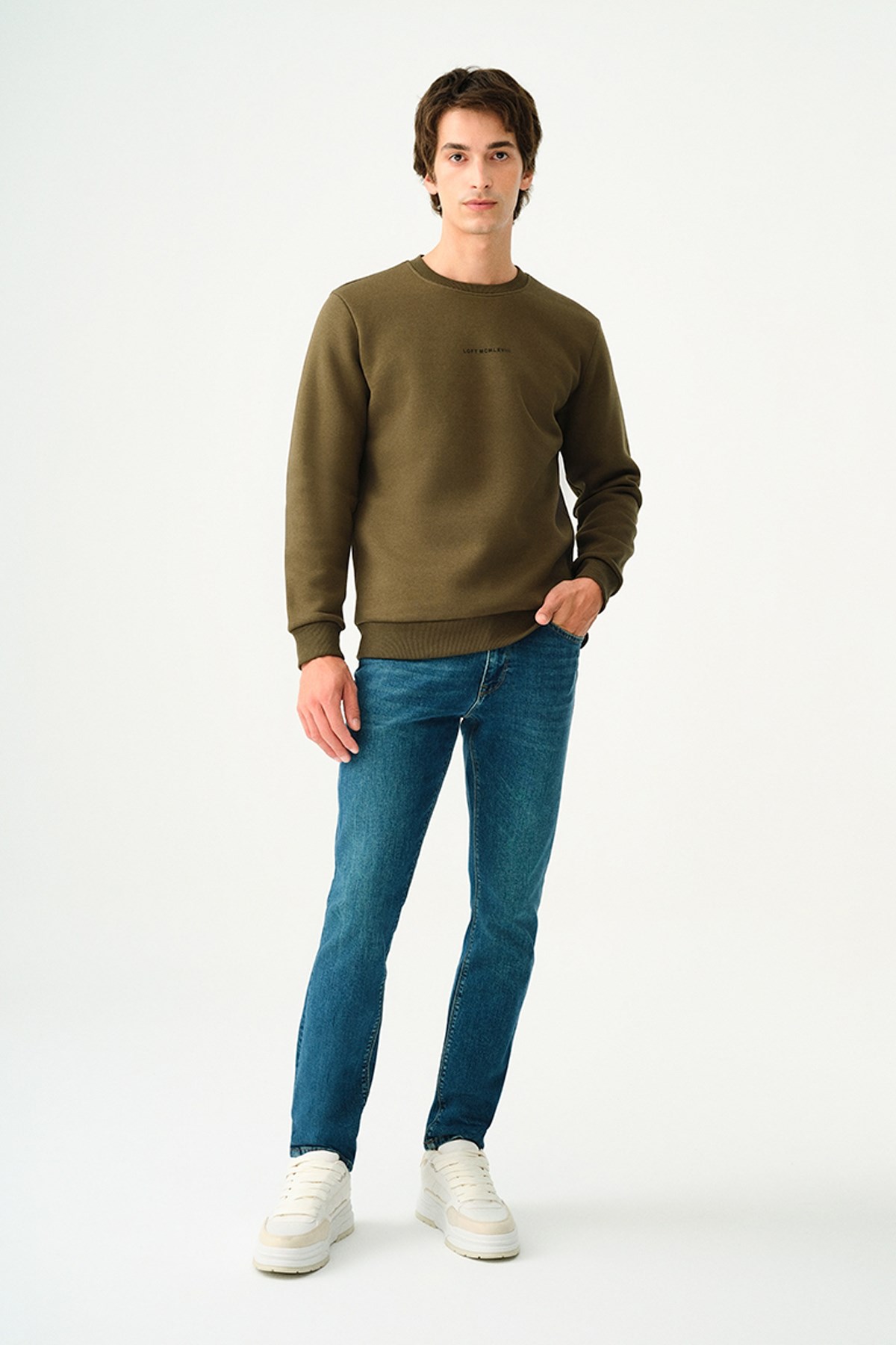 Loft Dante Green Erkek Pantolon LF2037020 Mavi