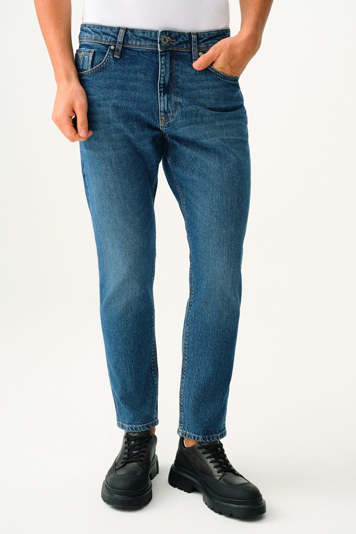 Loft Gabriel Mid Wash Erkek Pantolon LF2037030 Mavi