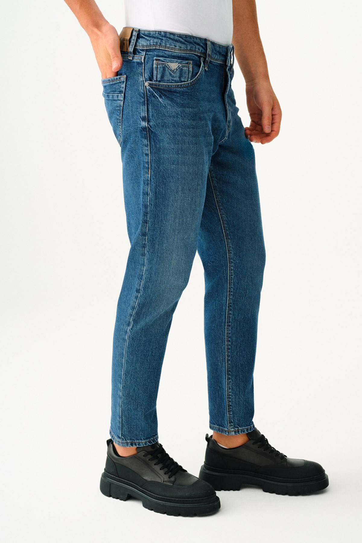 Loft Gabriel Mid Wash Erkek Pantolon LF2037030 Mavi