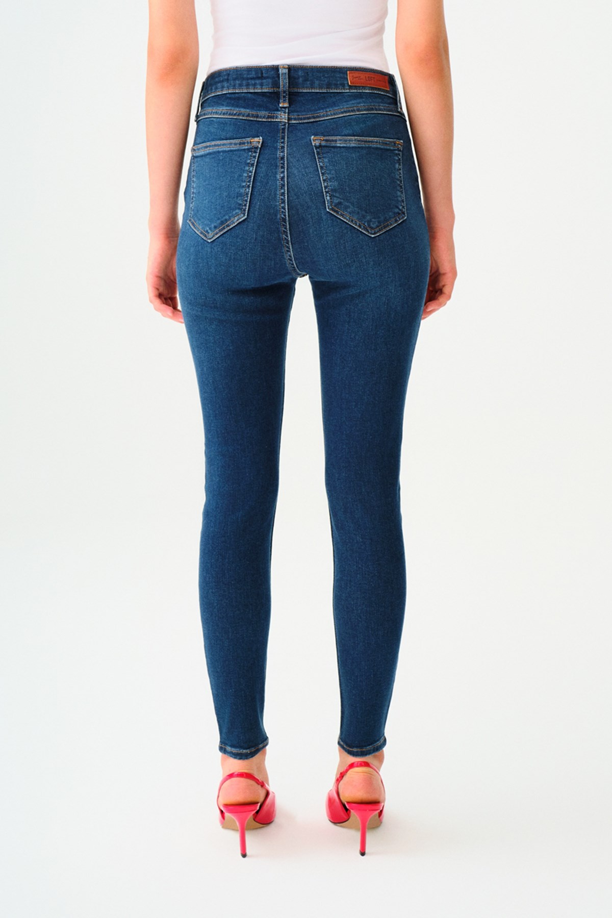 Loft Natalie Minael Kadın Jean Pantolon LF2037056 Lacivert