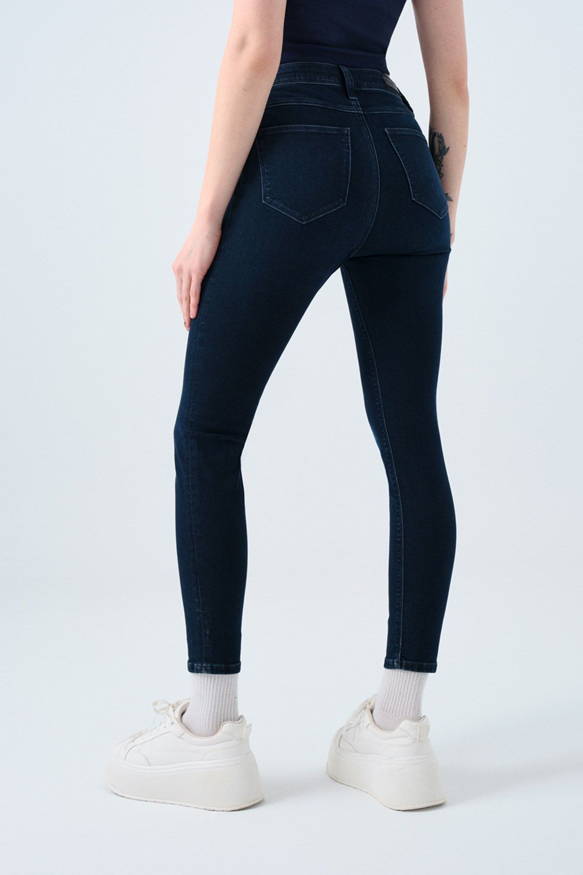 Loft Natalie Minael Kadın Jean Pantolon LF2037058 Lacivert