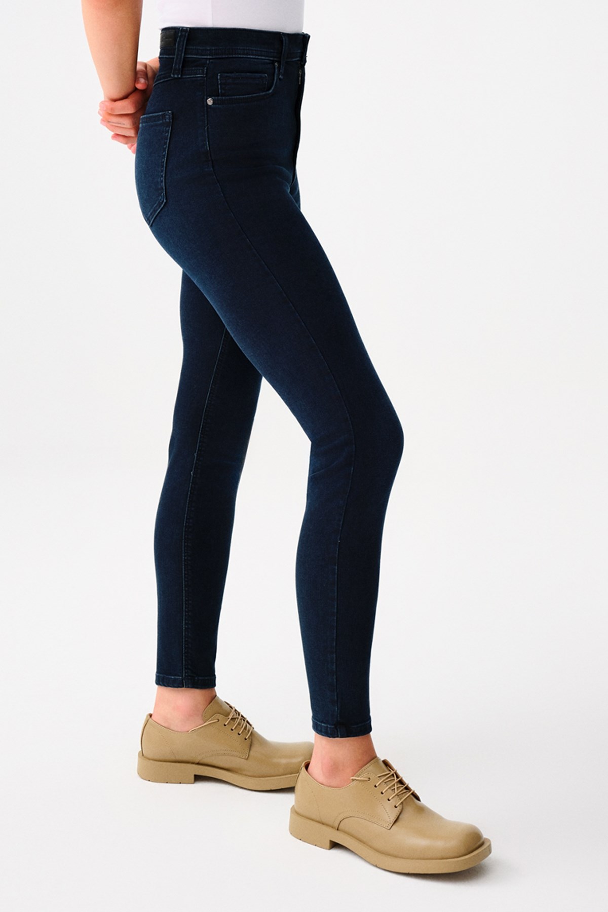 Loft Natalie Minael Kadın Jean Pantolon LF2037058 Mavi