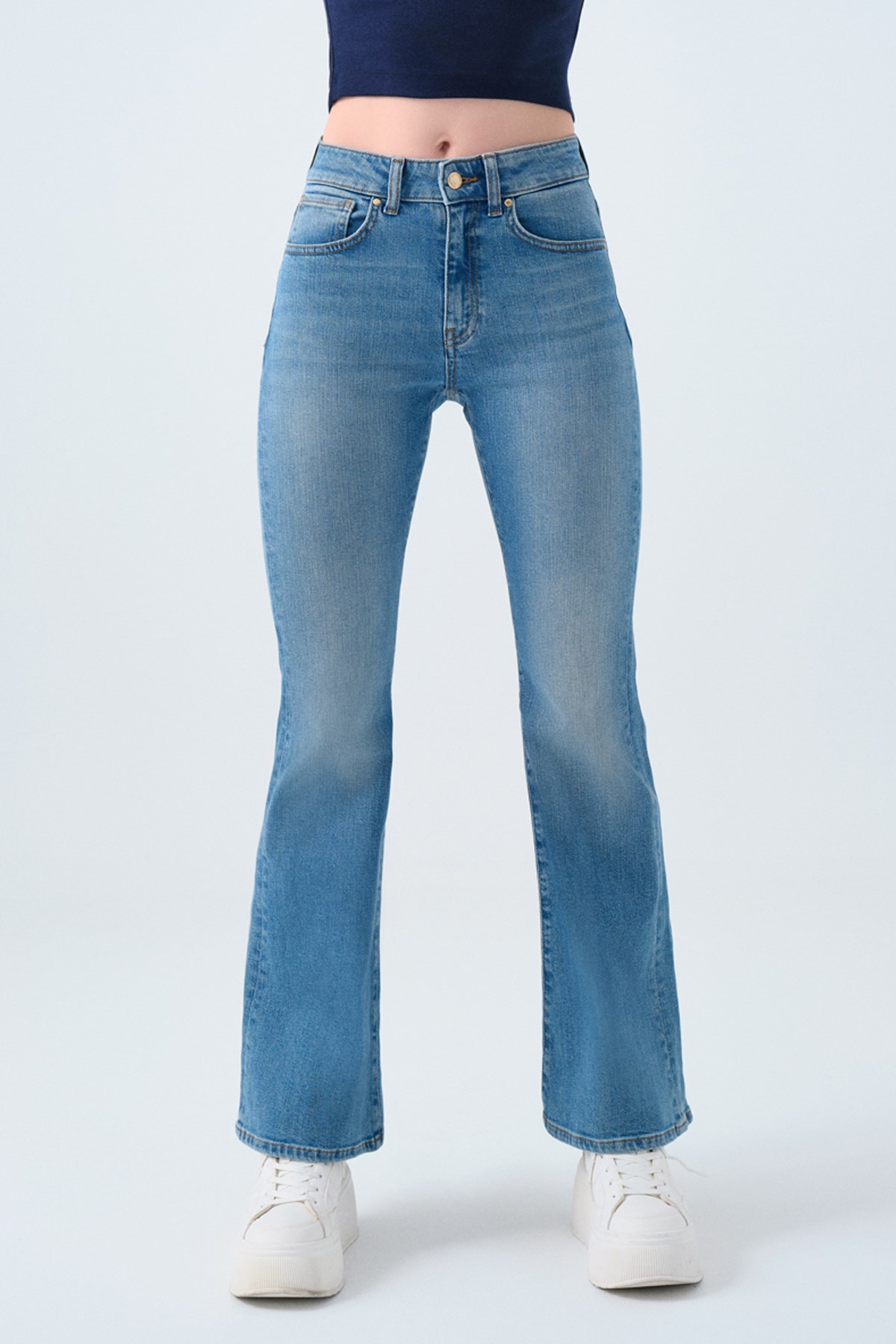 Loft Kadın Pantolon LF2037066 Mavi