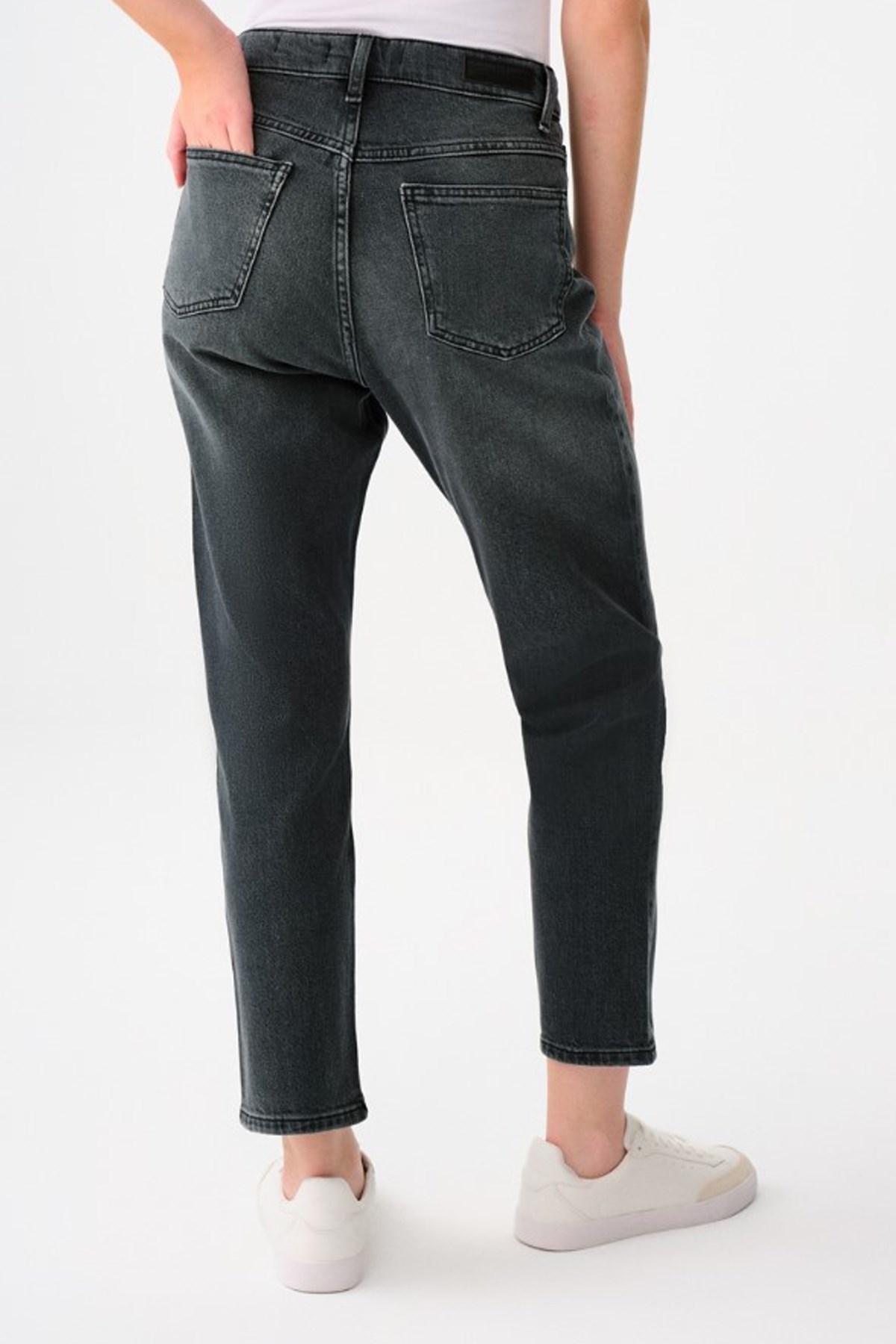 Loft Stella Mom Kadın Pantolon LF2037085 Siyah