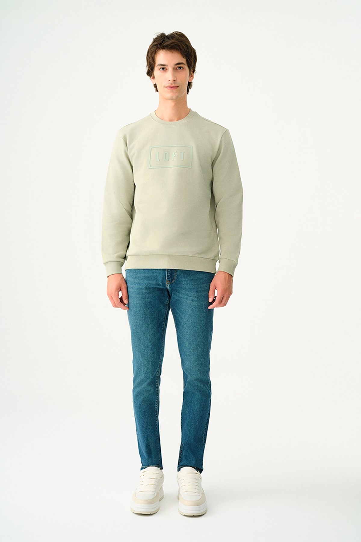 Loft Erkek Sweatshirt LF2037097 Yeşil