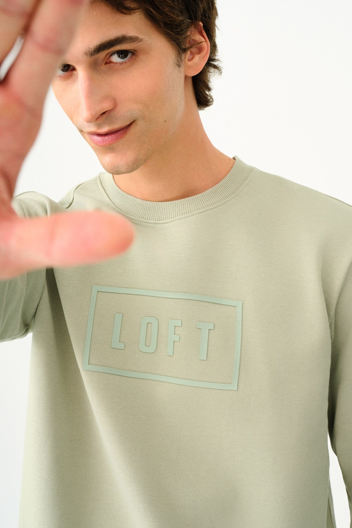 Loft Erkek Sweatshirt LF2037097 Yeşil
