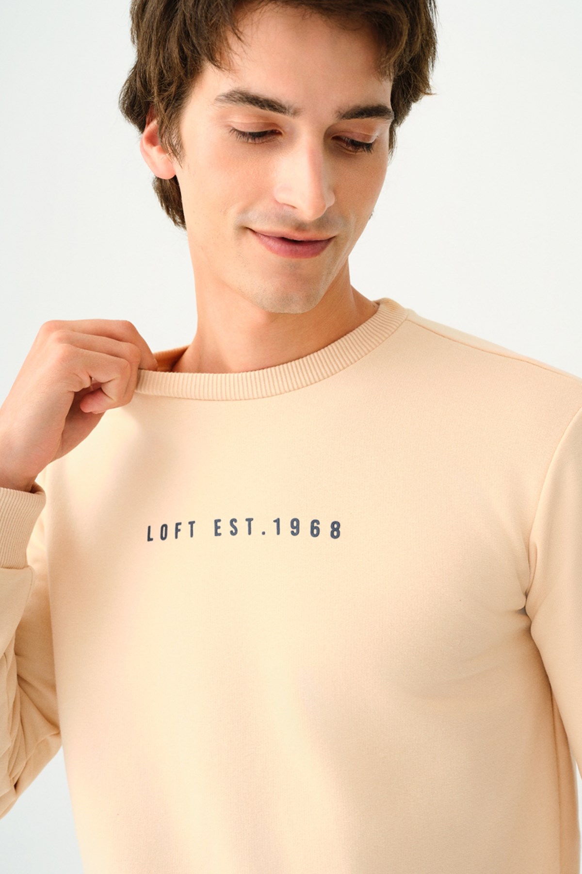 Loft Erkek Sweatshirt LF2037100 Ekru