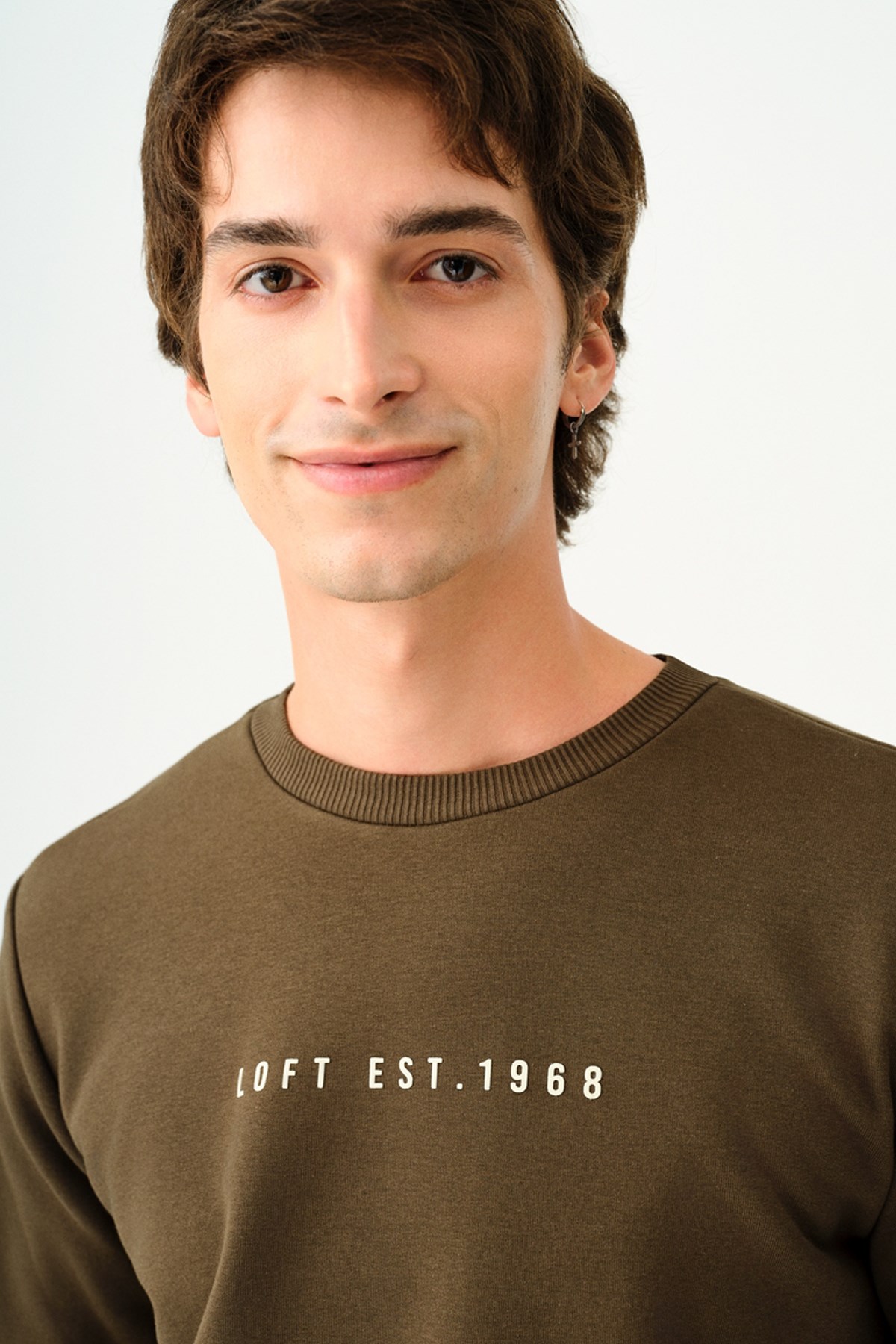 Loft Erkek Sweatshirt LF2037100 Haki
