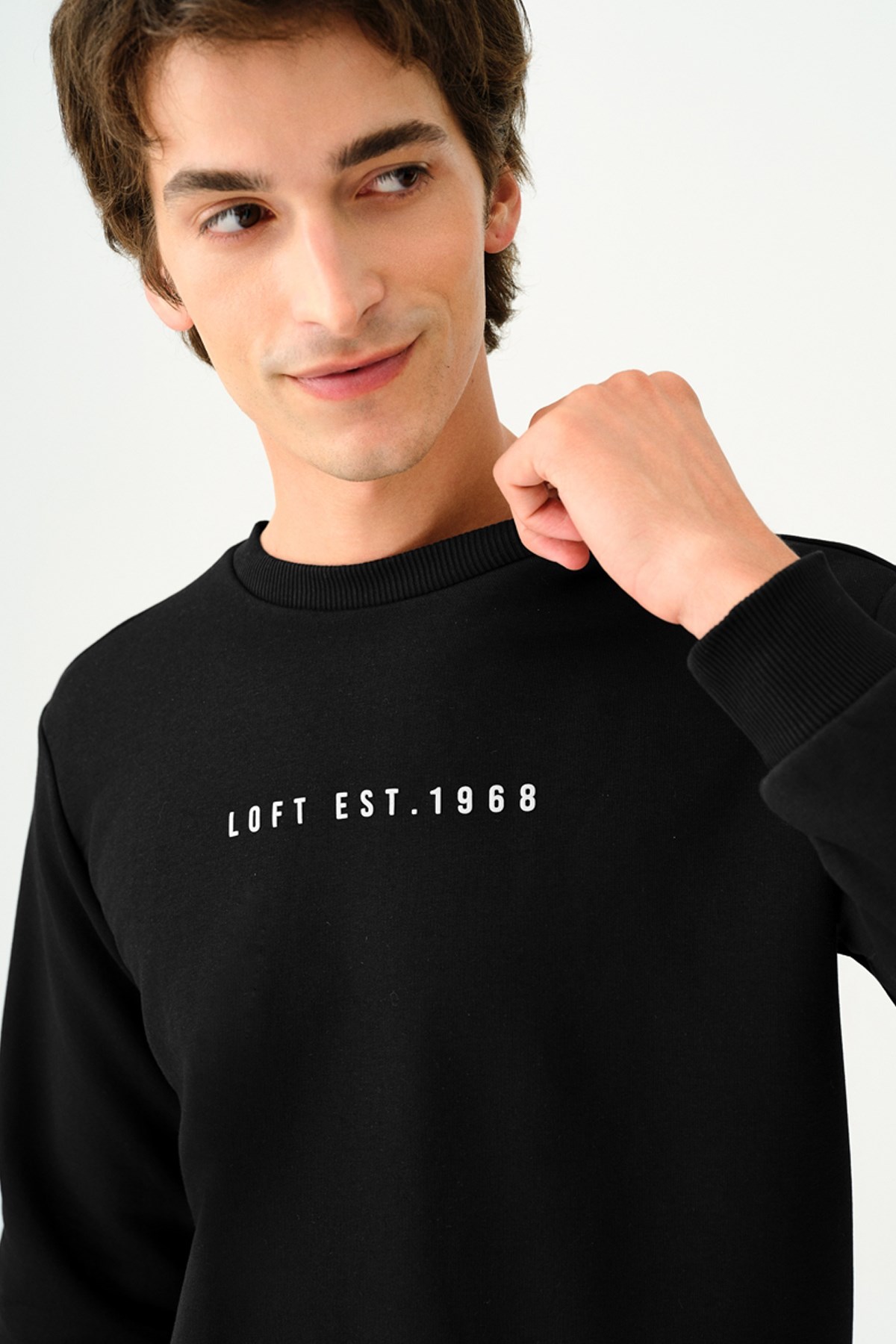 Loft Erkek Sweatshirt LF2037100 Siyah