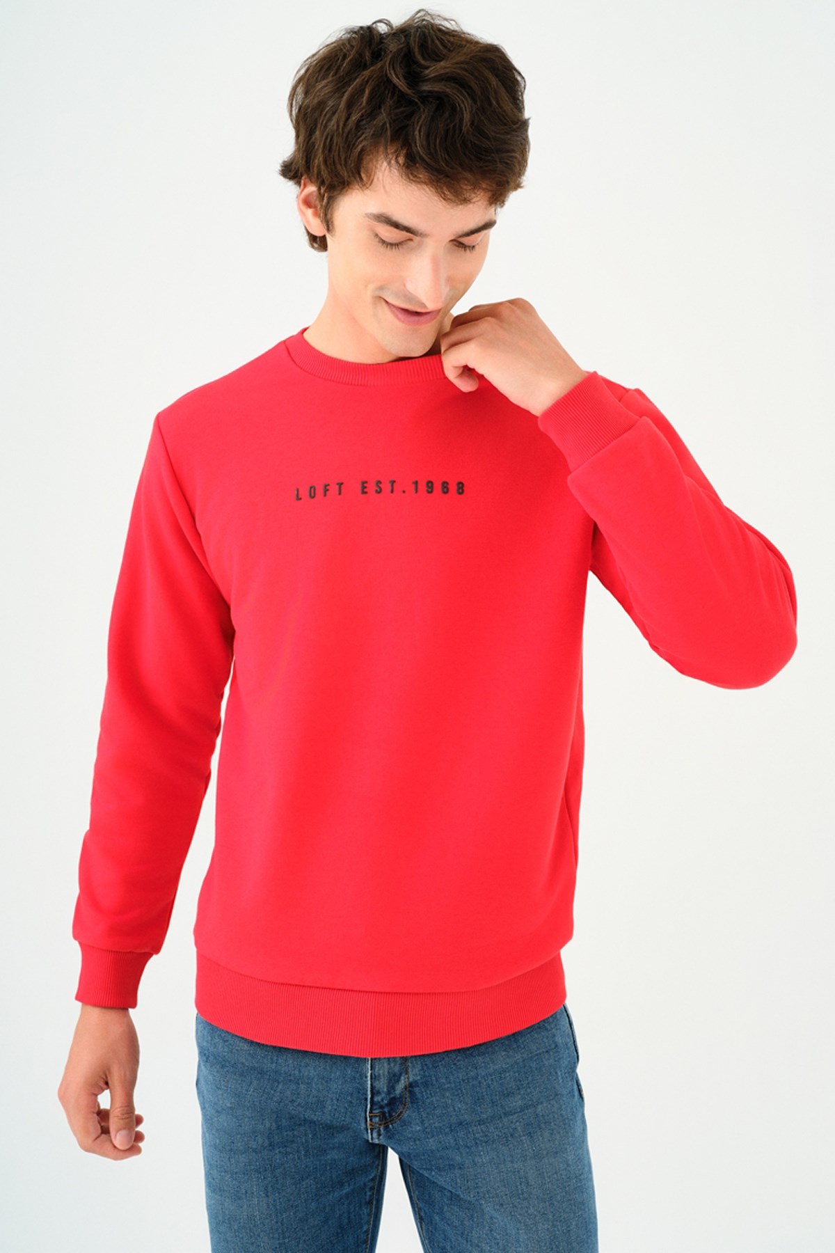 Loft Erkek Sweatshirt LF2037100 Turuncu
