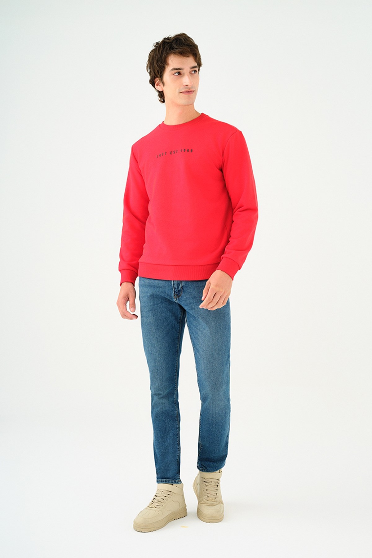 Loft Erkek Sweatshirt LF2037100 Turuncu