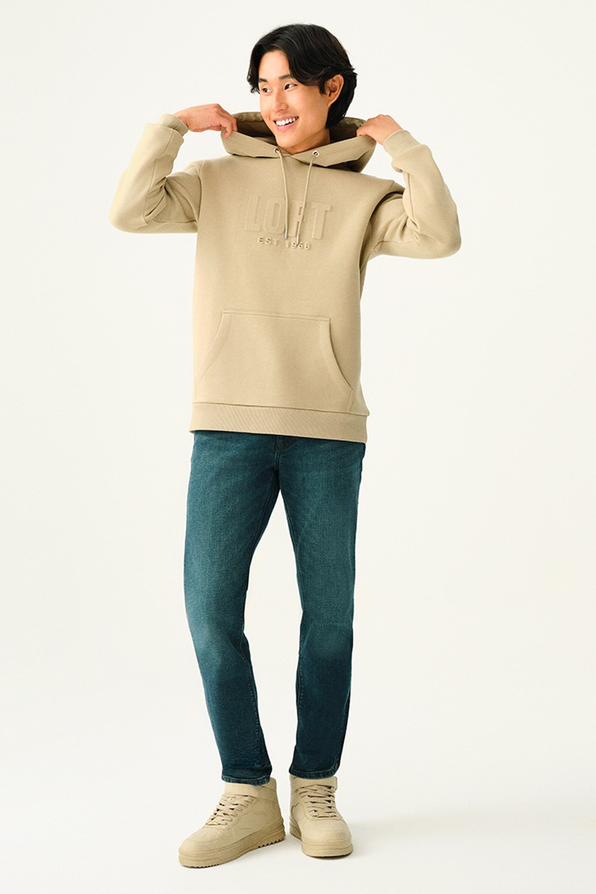 Loft Erkek Sweatshirt LF2037102 Bej