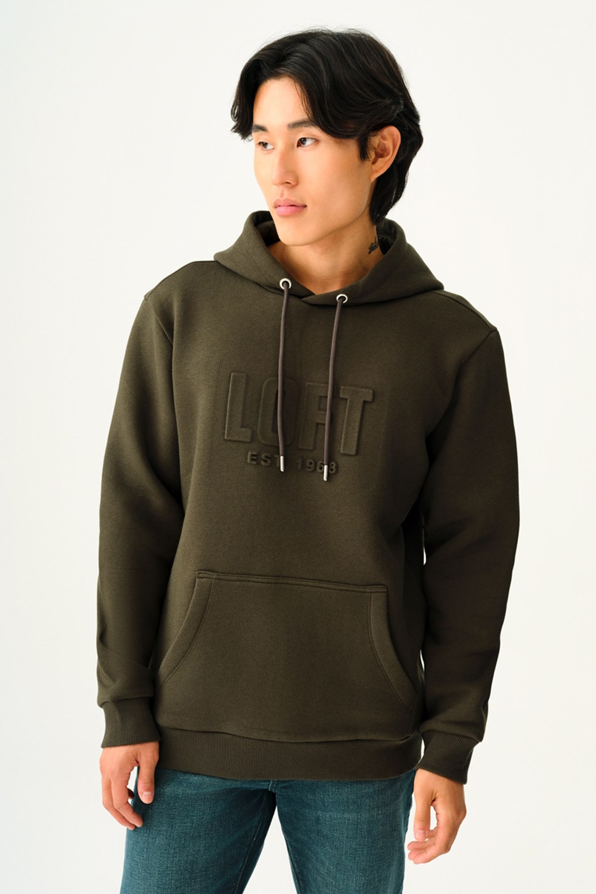 Loft Erkek Sweatshirt LF2037102 Haki