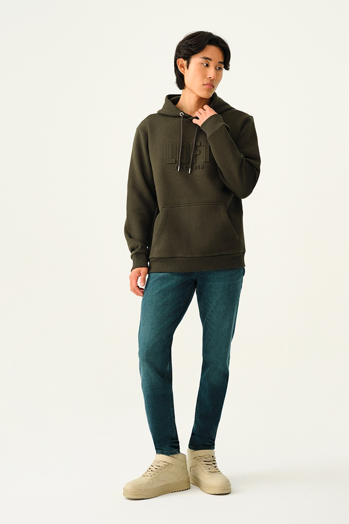 Loft Erkek Sweatshirt LF2037102 Haki