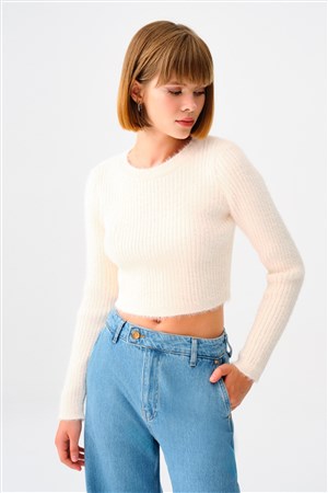 Loft Kadın Triko LF2037168 Ekru