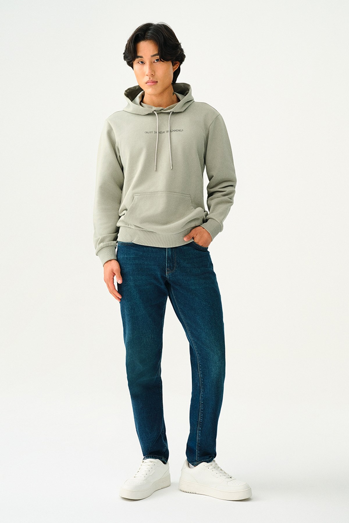Loft Erkek Sweatshirt LF2037186 Yeşil