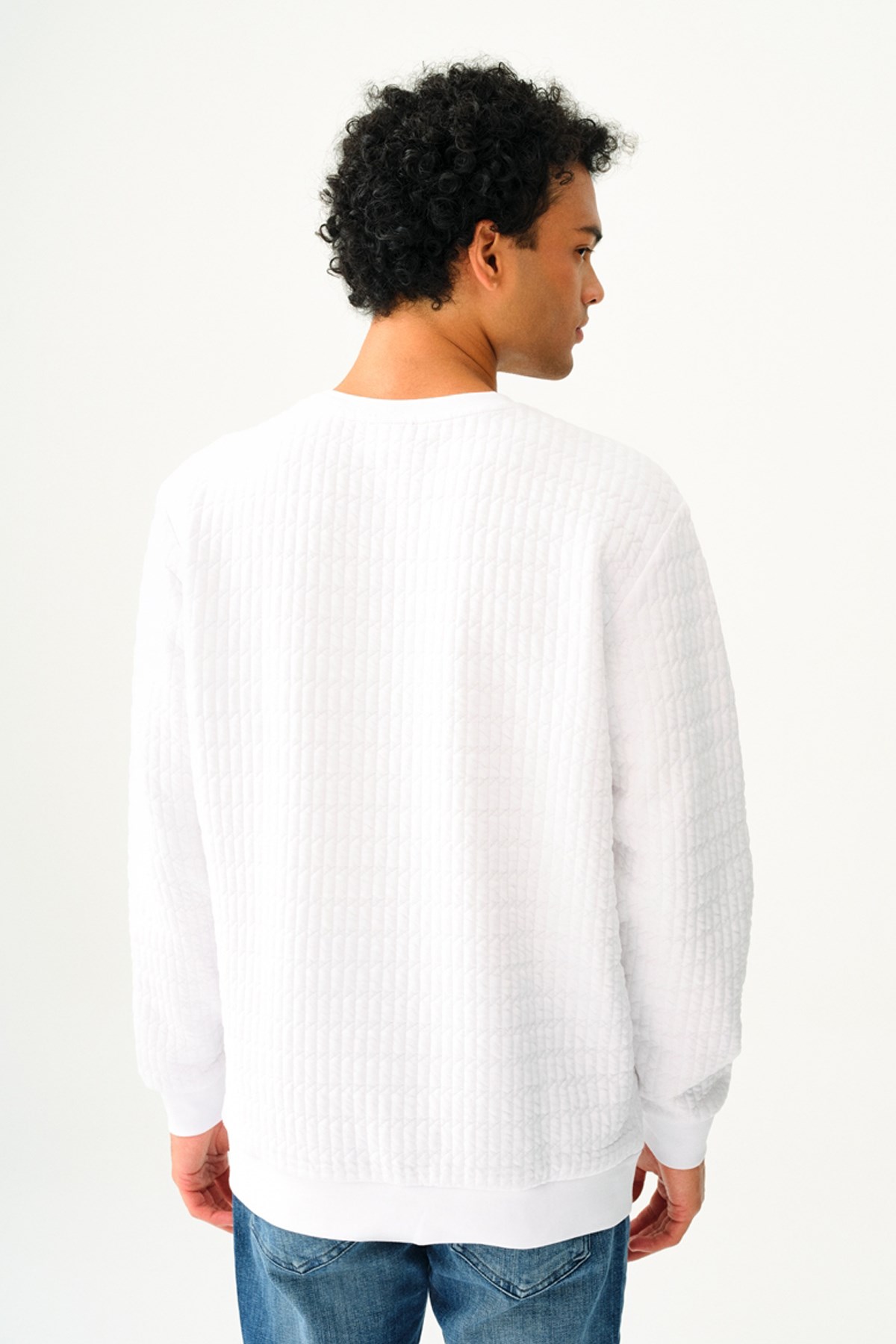 Loft Erkek Sweatshirt LF2037210 Beyaz