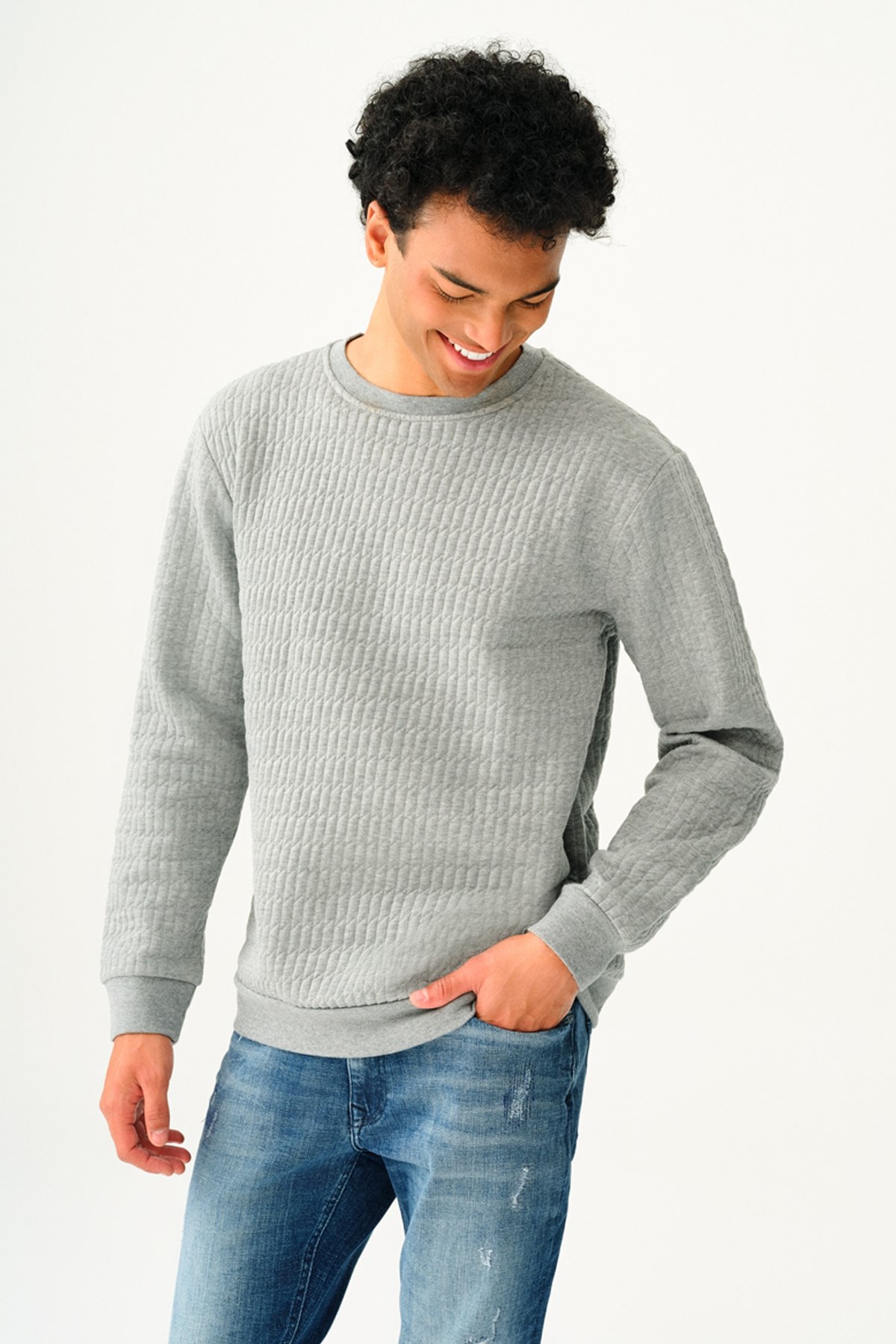 Loft Erkek Sweatshirt LF2037210 Gri