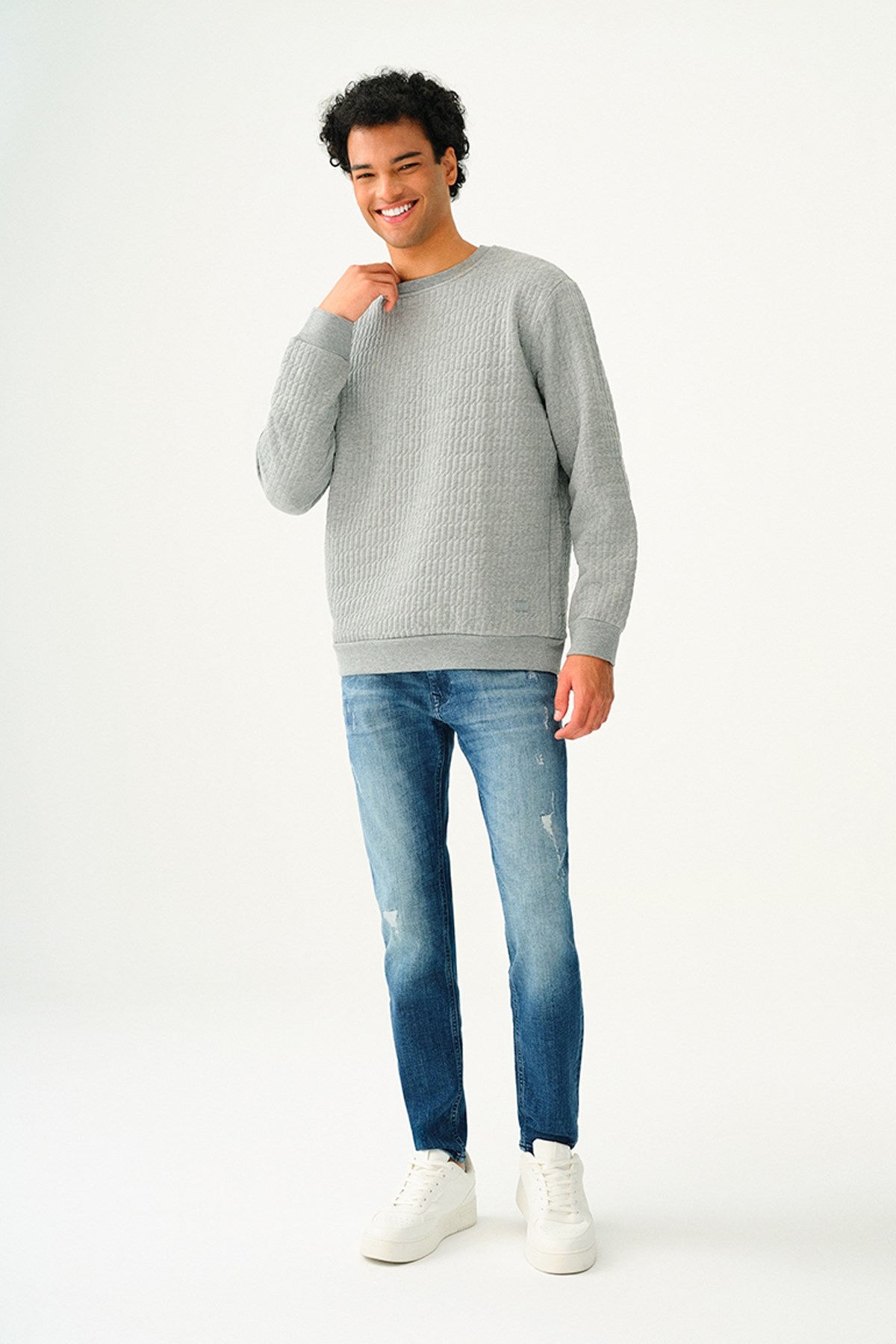 Loft Erkek Sweatshirt LF2037210 Gri