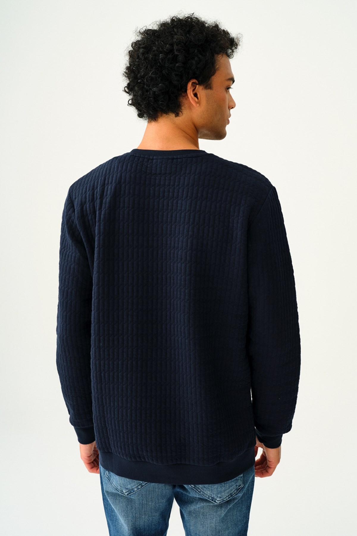 Loft Erkek Sweatshirt LF2037210 Lacivert