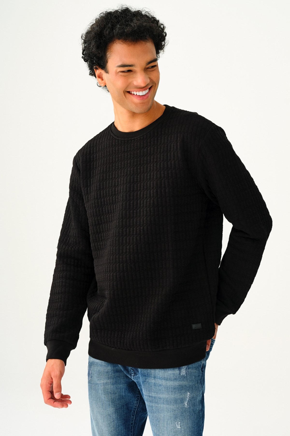 Loft Erkek Sweatshirt LF2037210 Siyah