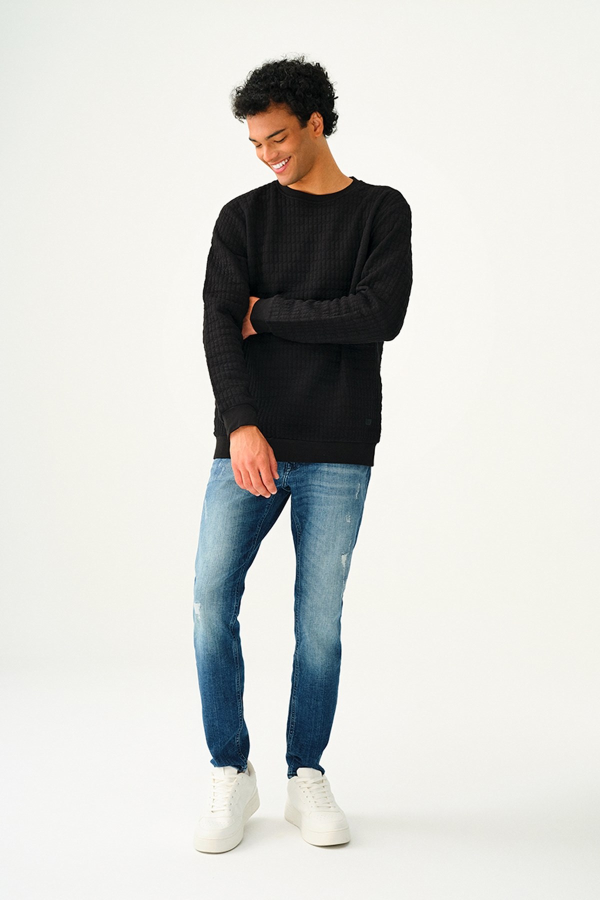 Loft Erkek Sweatshirt LF2037210 Siyah