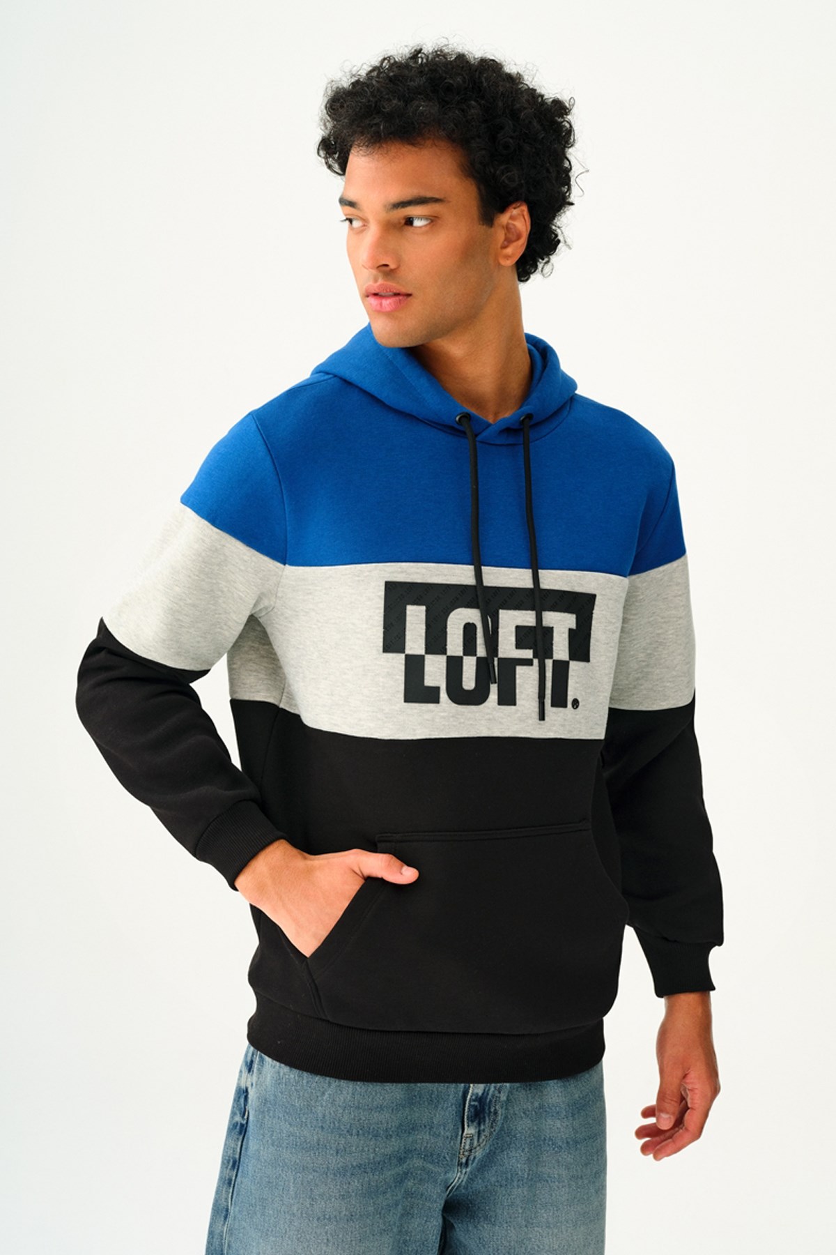 Loft Erkek Sweatshirt LF2037267 Mavi
